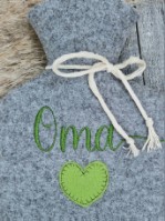 Oma mit Herz