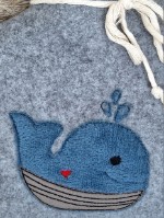 Wal blau